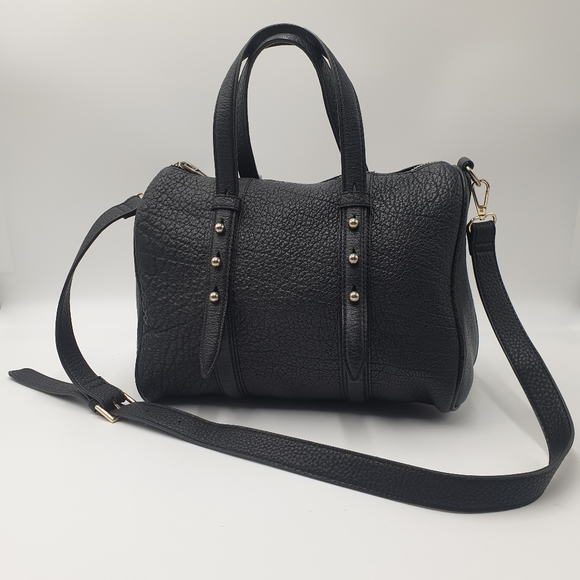 Alexander Wang Handbags - EXTRA 30% OFF🖤Alexander Wang Boston Bag Black Pebbled Leather Gold Tone Handbag